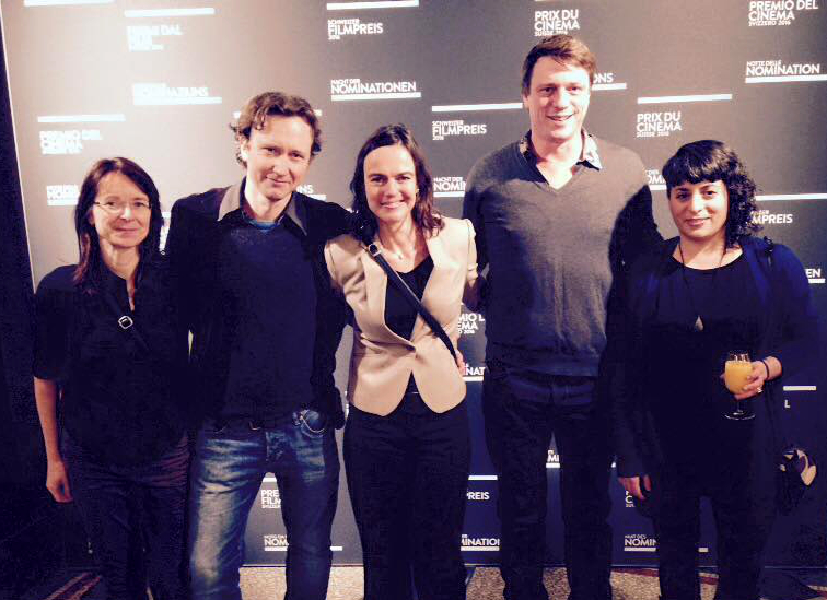 Team Winna an der Nacht der Nominationen für den Schweizer Filmpreis